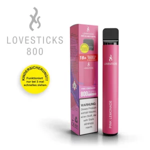 LOVESTICKS 800 – PINK LEMONADE E-ZIGARETTE