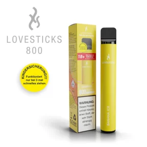 LOVESTICKS 800 – BANANA ICE E-ZIGARETTE