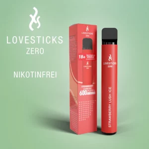LOVESTICKS ZERO NIKOTINFREI – STRAWBERRY LUSH ICE E-ZIGARETTE