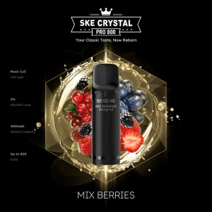 Crystal 800 Pro Pods Mix Berries 20 mg 2Stk