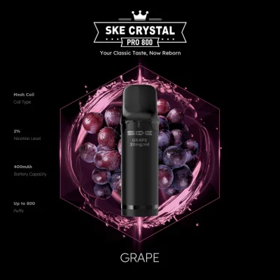 Crystal 800 Pro Pods Grape 20 mg 2Stk