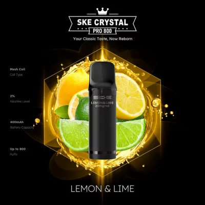 Crystal 800 Pro Pods Lemon & Lime 20 mg 2Stk